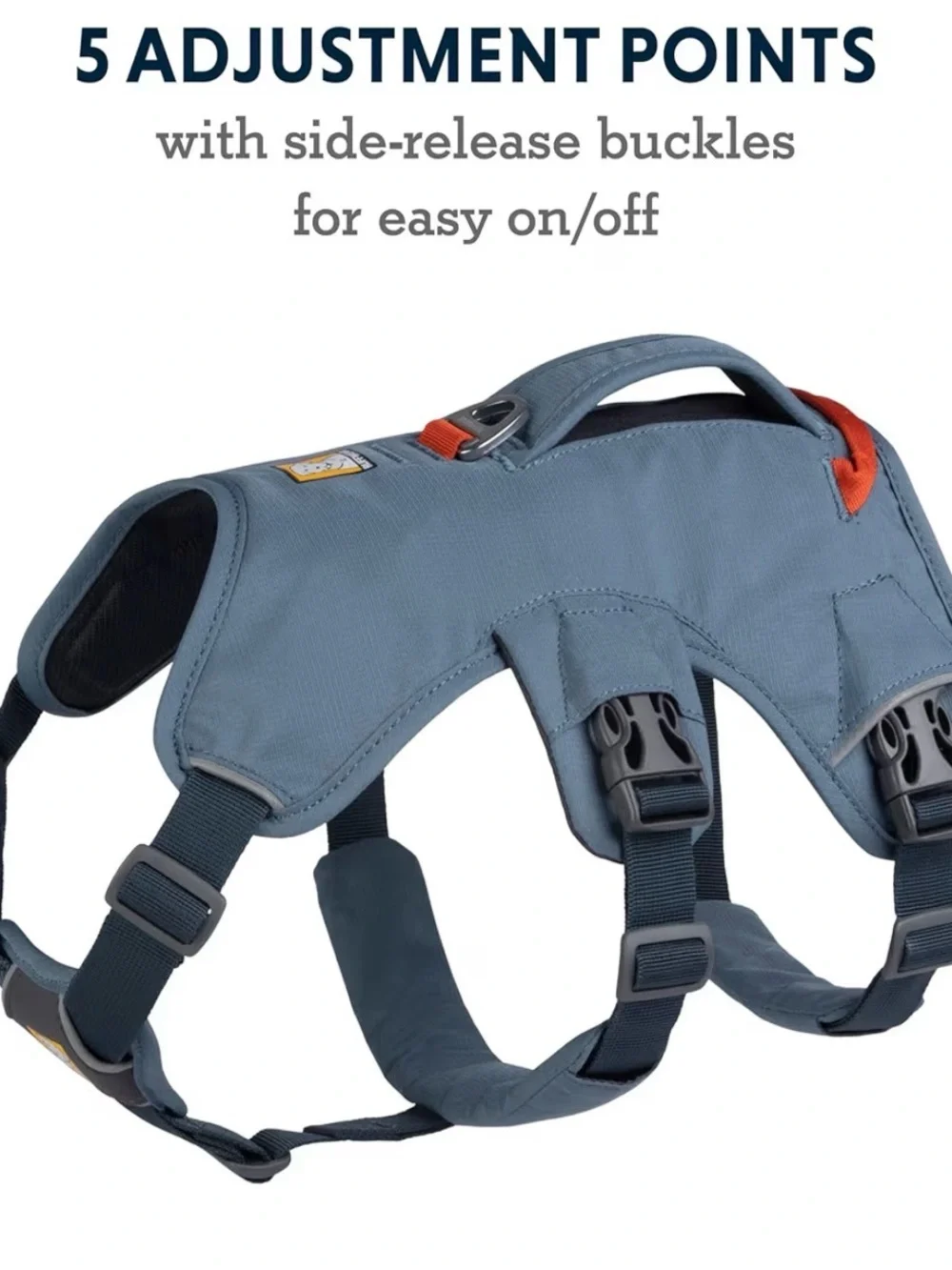 RuffWear Webmaster Harness Slate Blue